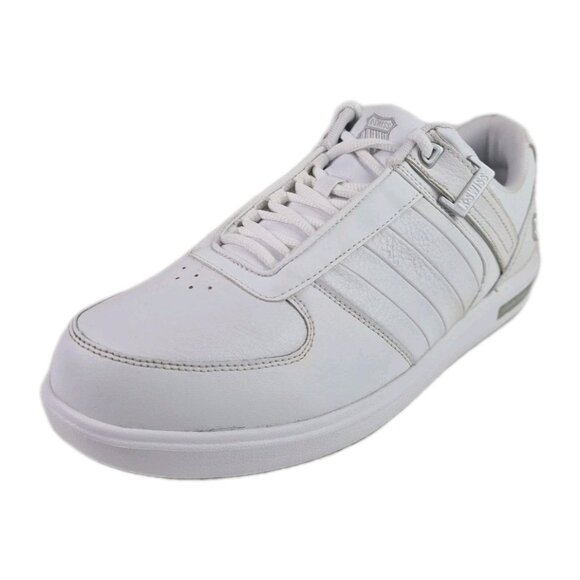 K-Swiss Palisades Men Shoes Athletic Sneakers Leather White Size 12 - Picture 2 of 10